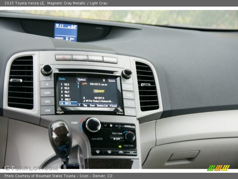 Magnetic Gray Metallic / Light Gray 2015 Toyota Venza LE
