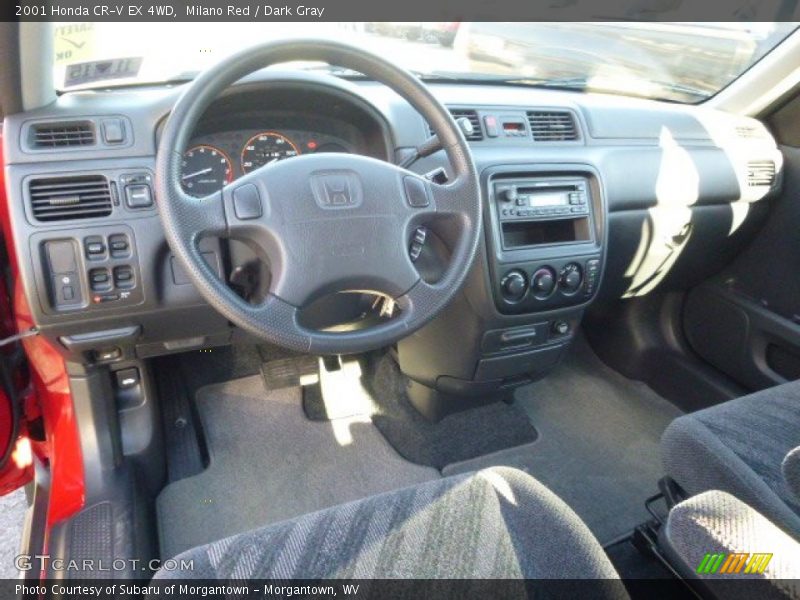 Milano Red / Dark Gray 2001 Honda CR-V EX 4WD
