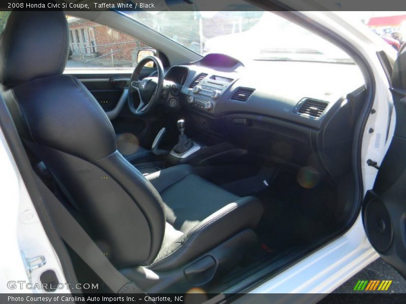 Taffeta White / Black 2008 Honda Civic Si Coupe