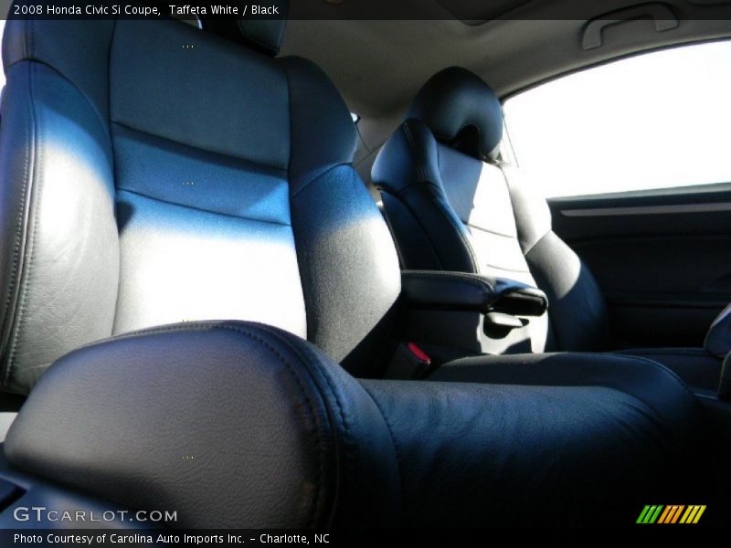 Taffeta White / Black 2008 Honda Civic Si Coupe