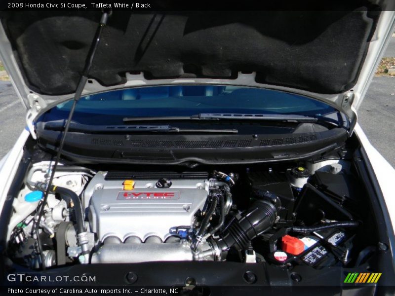 Taffeta White / Black 2008 Honda Civic Si Coupe