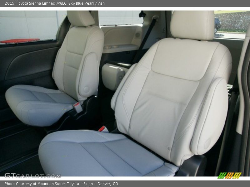 Sky Blue Pearl / Ash 2015 Toyota Sienna Limited AWD
