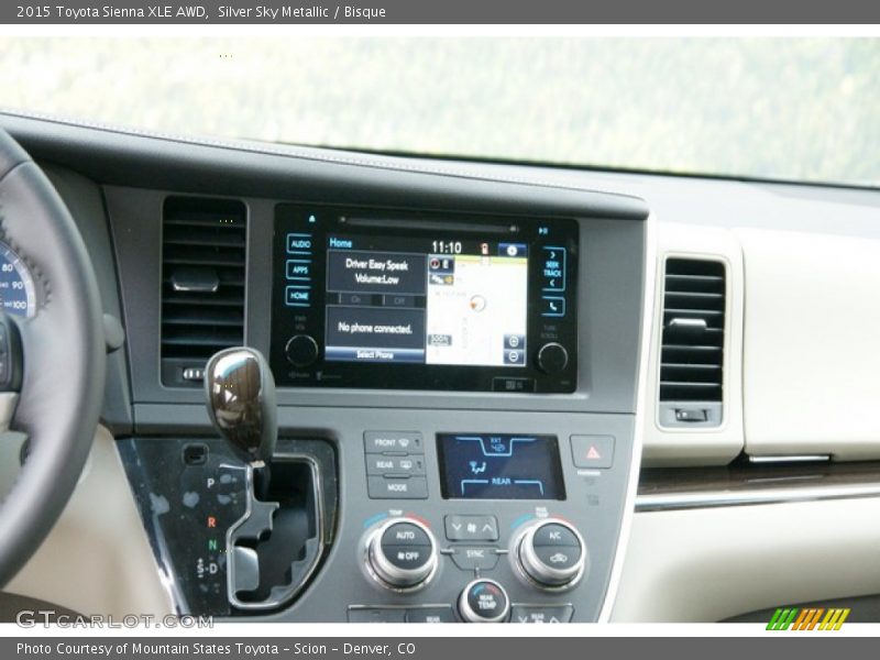 Silver Sky Metallic / Bisque 2015 Toyota Sienna XLE AWD