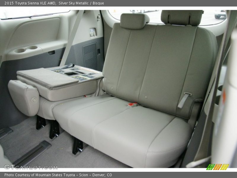 Silver Sky Metallic / Bisque 2015 Toyota Sienna XLE AWD