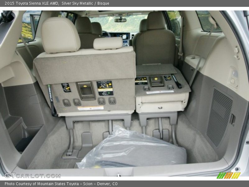 Silver Sky Metallic / Bisque 2015 Toyota Sienna XLE AWD