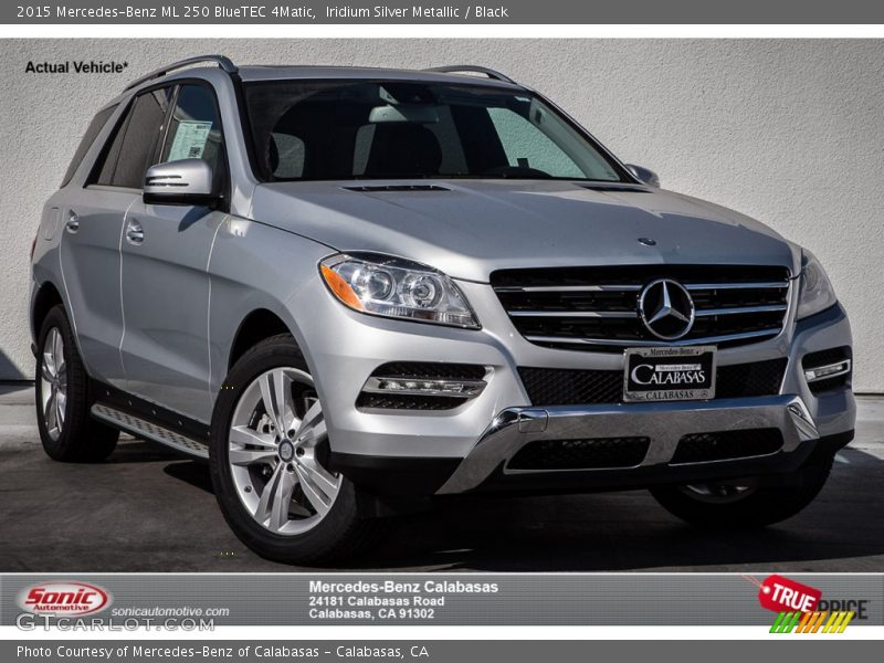 Iridium Silver Metallic / Black 2015 Mercedes-Benz ML 250 BlueTEC 4Matic