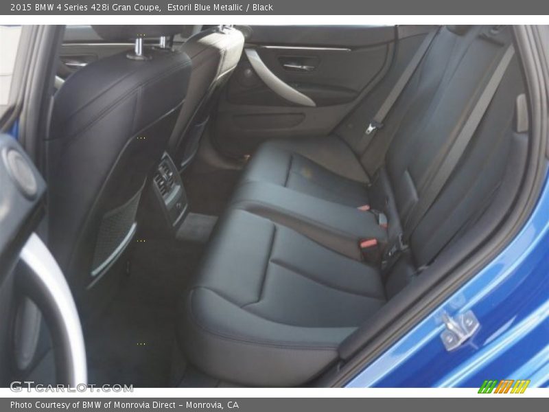 Estoril Blue Metallic / Black 2015 BMW 4 Series 428i Gran Coupe