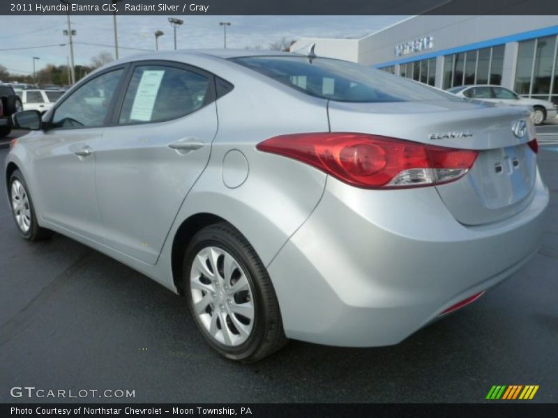 Radiant Silver / Gray 2011 Hyundai Elantra GLS