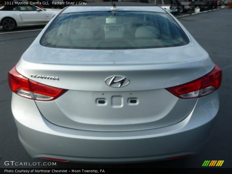 Radiant Silver / Gray 2011 Hyundai Elantra GLS