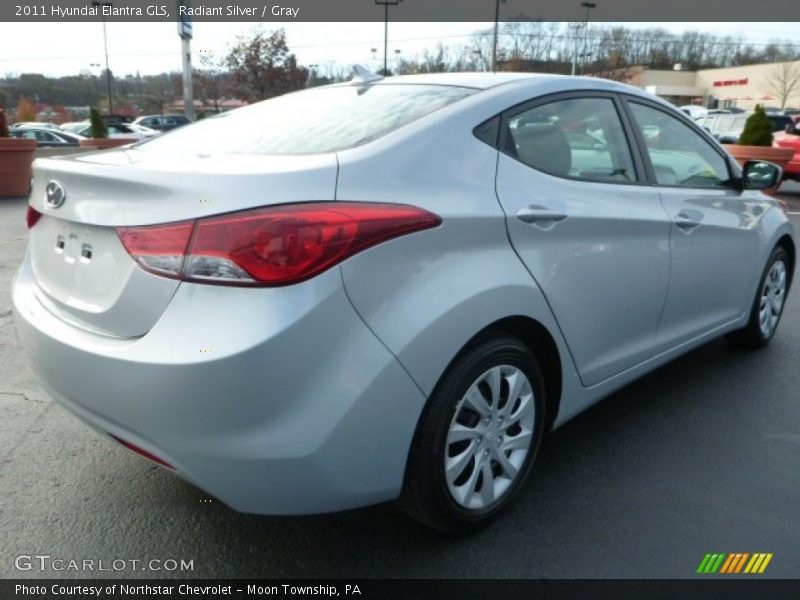 Radiant Silver / Gray 2011 Hyundai Elantra GLS