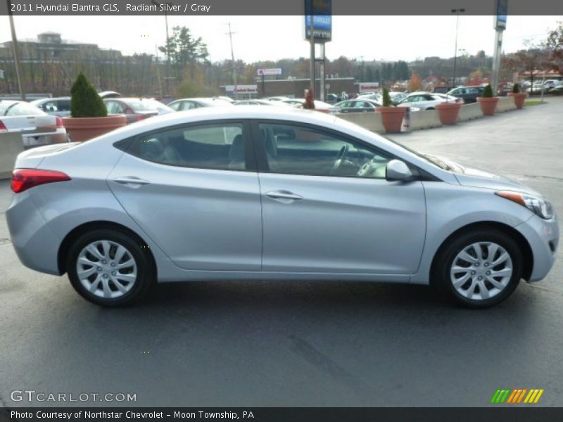 Radiant Silver / Gray 2011 Hyundai Elantra GLS