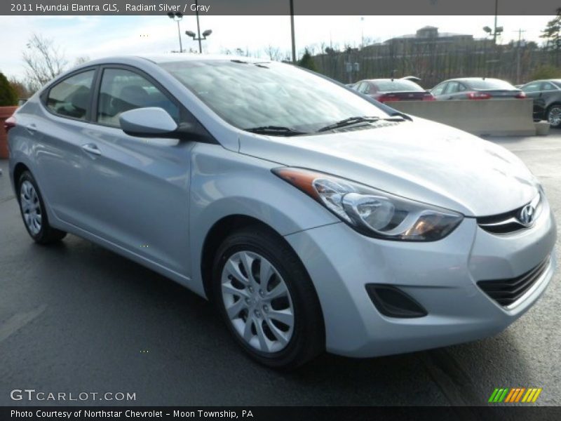 Radiant Silver / Gray 2011 Hyundai Elantra GLS