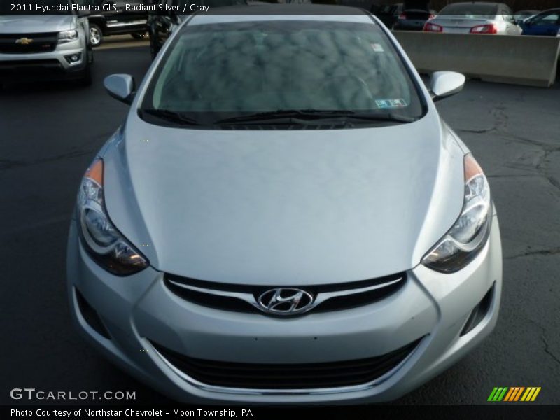 Radiant Silver / Gray 2011 Hyundai Elantra GLS