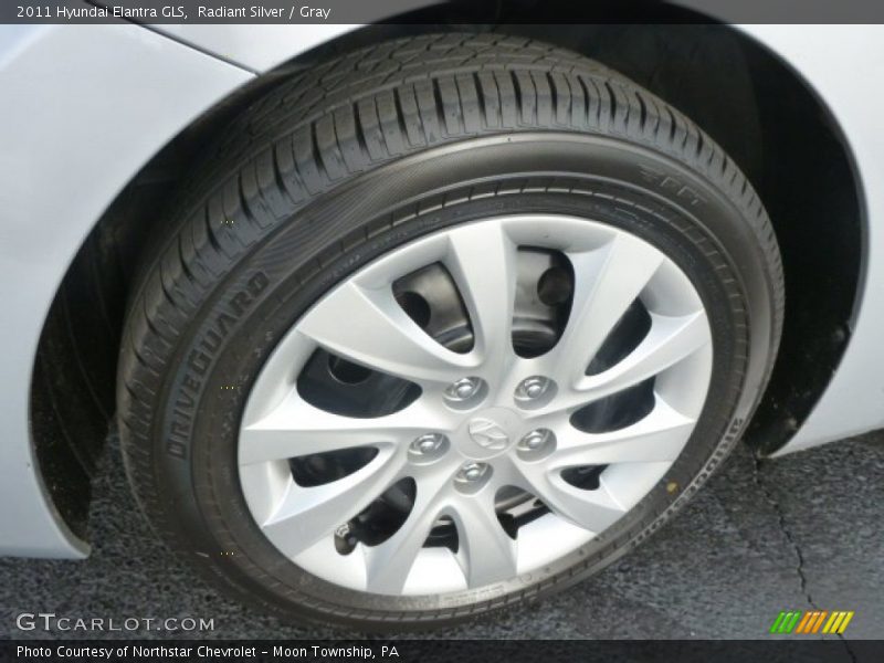 Radiant Silver / Gray 2011 Hyundai Elantra GLS