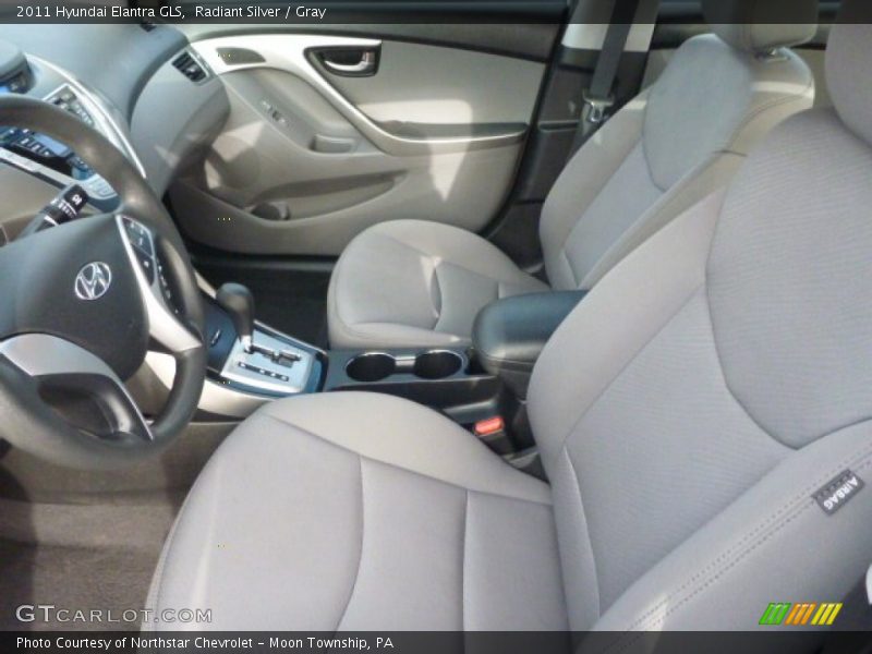 Radiant Silver / Gray 2011 Hyundai Elantra GLS