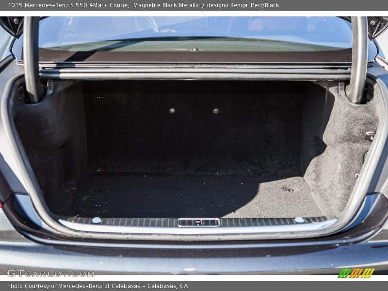 Magnetite Black Metallic / designo Bengal Red/Black 2015 Mercedes-Benz S 550 4Matic Coupe