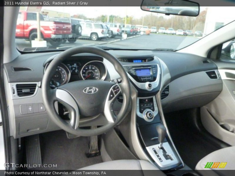 Radiant Silver / Gray 2011 Hyundai Elantra GLS