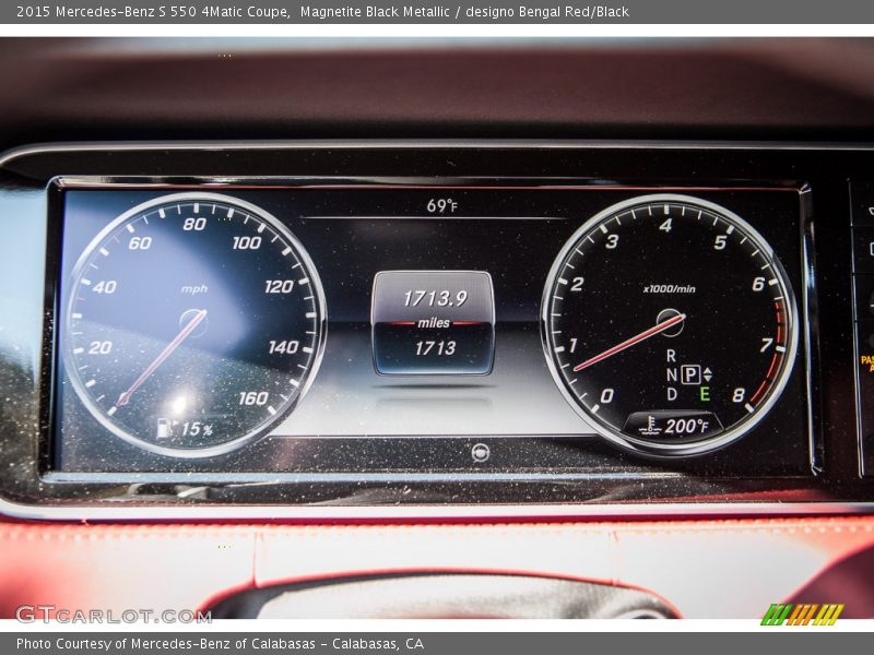  2015 S 550 4Matic Coupe 550 4Matic Coupe Gauges