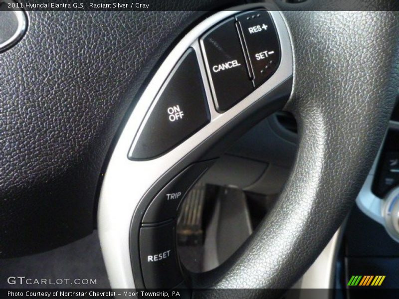 Radiant Silver / Gray 2011 Hyundai Elantra GLS
