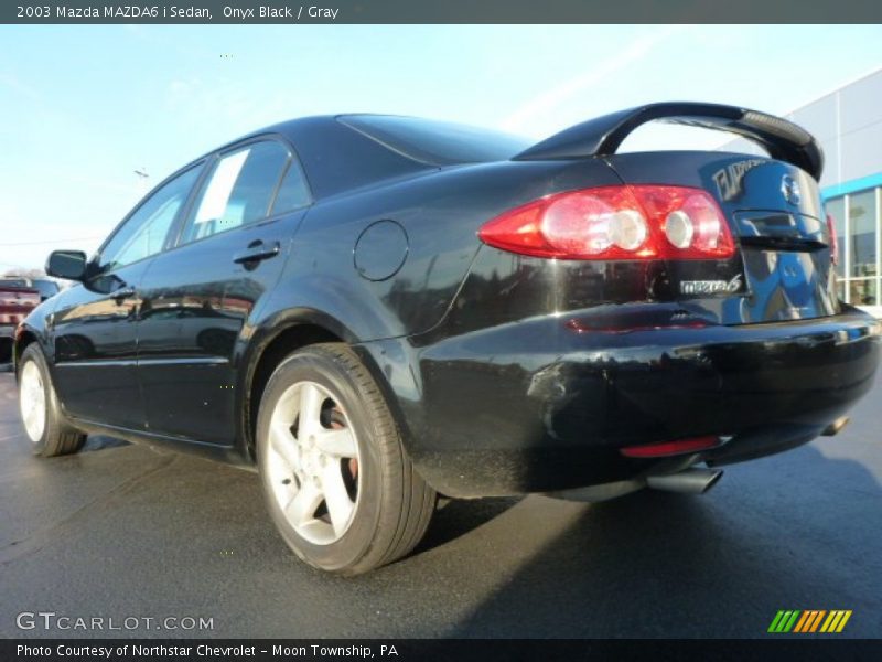 Onyx Black / Gray 2003 Mazda MAZDA6 i Sedan