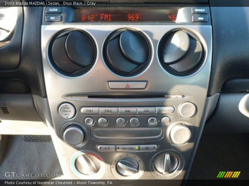 Onyx Black / Gray 2003 Mazda MAZDA6 i Sedan