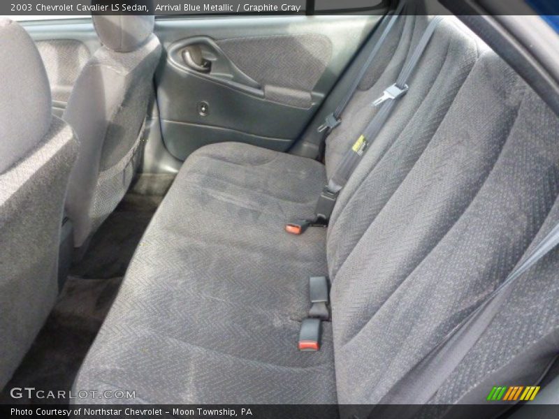 Arrival Blue Metallic / Graphite Gray 2003 Chevrolet Cavalier LS Sedan