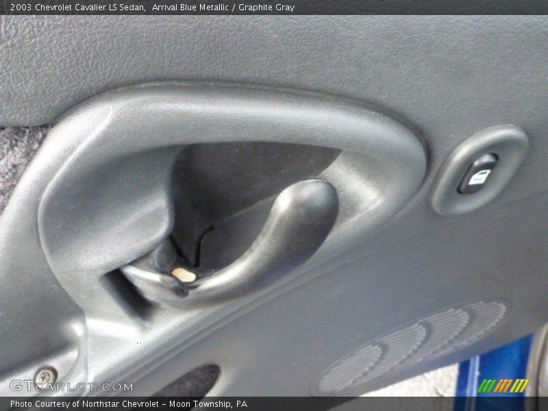 Arrival Blue Metallic / Graphite Gray 2003 Chevrolet Cavalier LS Sedan