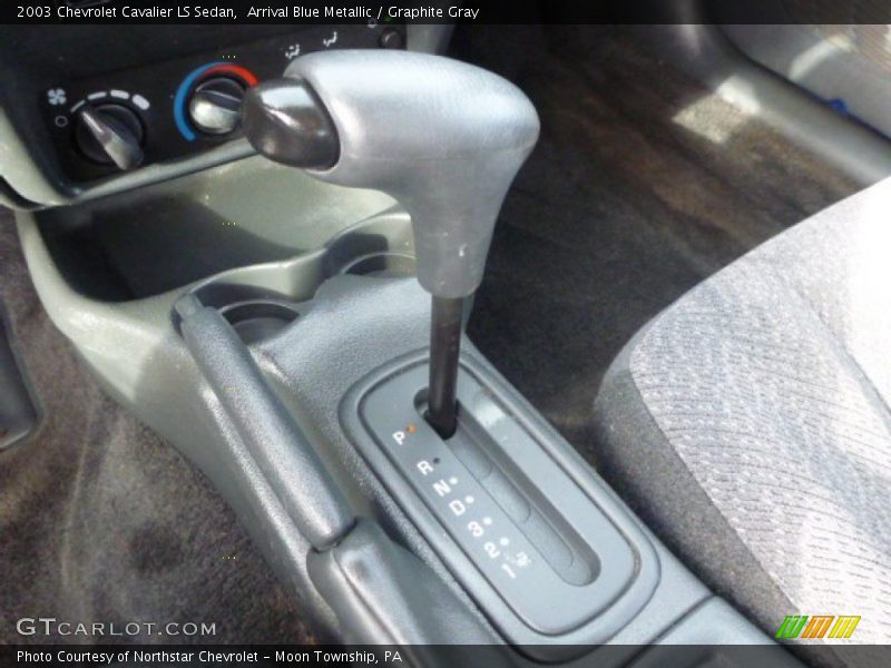 Arrival Blue Metallic / Graphite Gray 2003 Chevrolet Cavalier LS Sedan