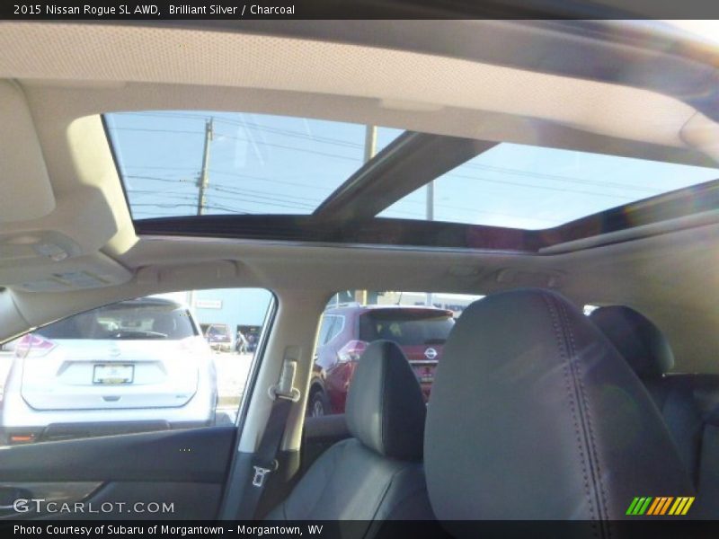 Brilliant Silver / Charcoal 2015 Nissan Rogue SL AWD