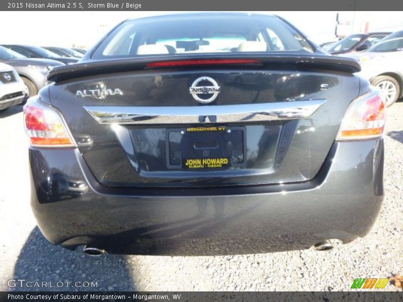 Storm Blue / Beige 2015 Nissan Altima 2.5 S