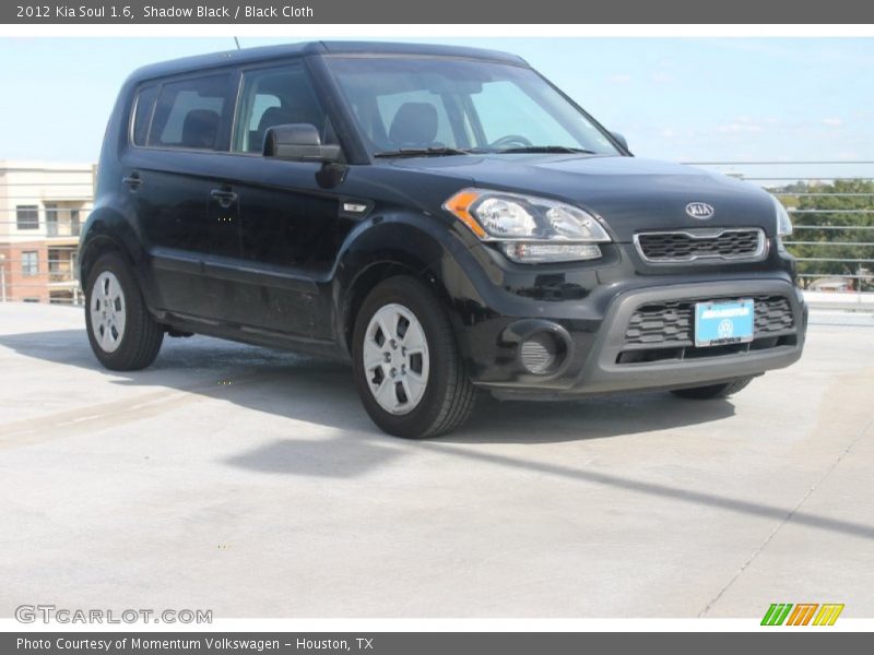 Shadow Black / Black Cloth 2012 Kia Soul 1.6