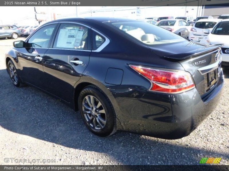 Storm Blue / Beige 2015 Nissan Altima 2.5 S