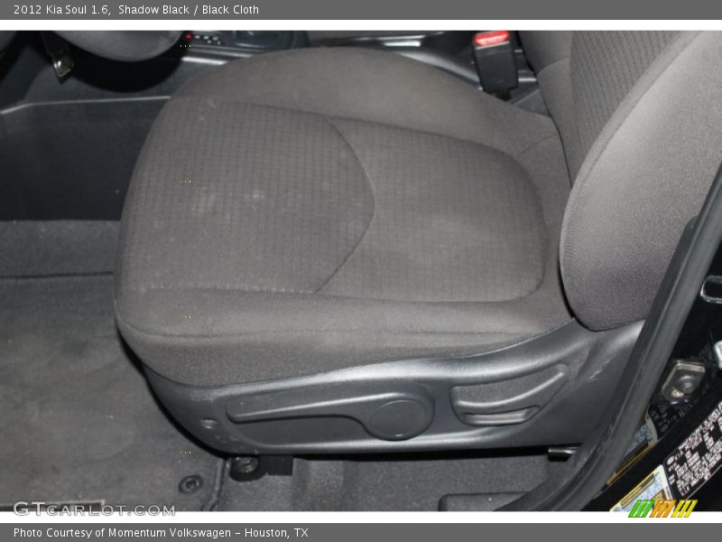 Shadow Black / Black Cloth 2012 Kia Soul 1.6