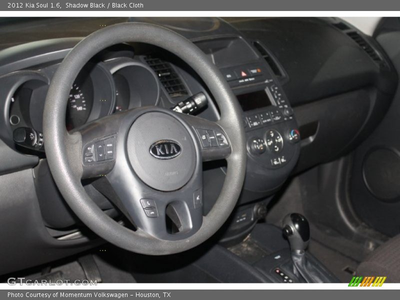 Shadow Black / Black Cloth 2012 Kia Soul 1.6