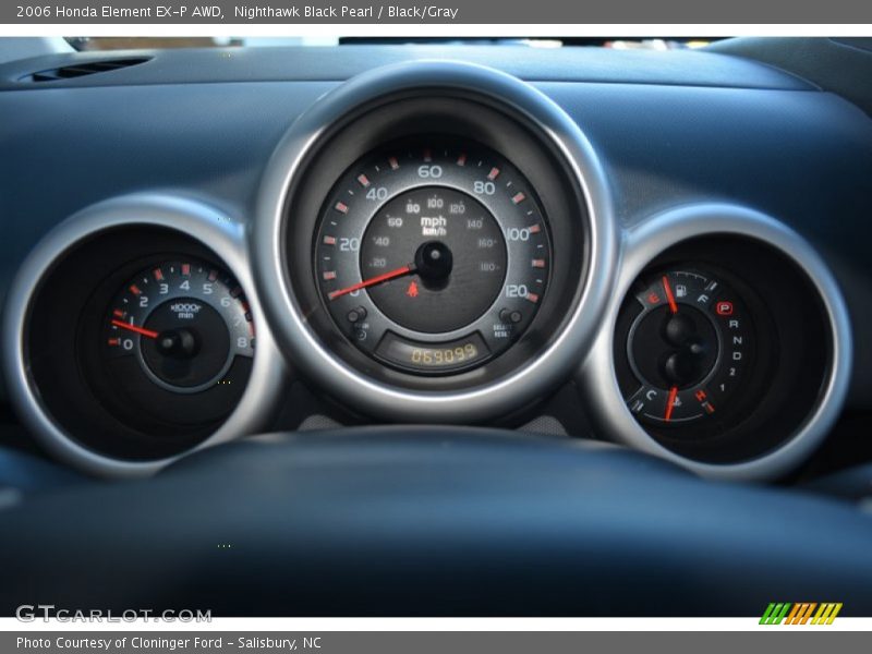 Nighthawk Black Pearl / Black/Gray 2006 Honda Element EX-P AWD
