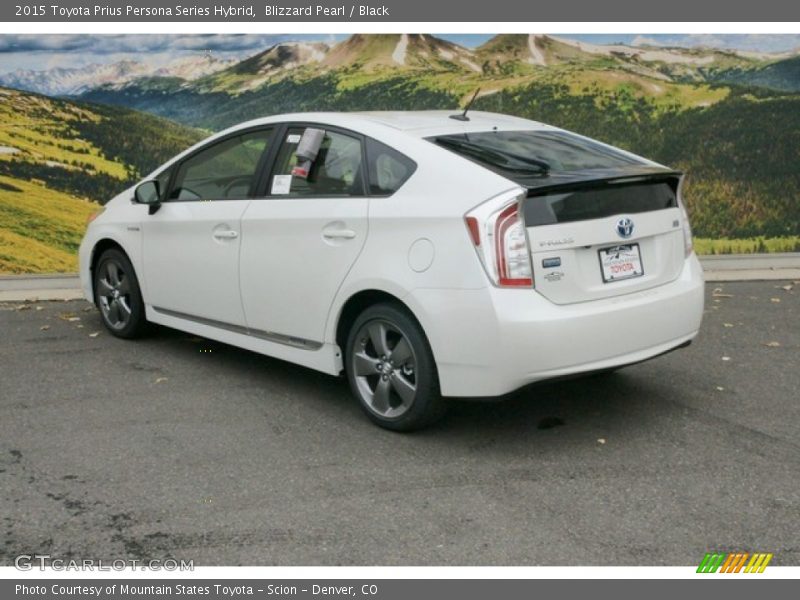 Blizzard Pearl / Black 2015 Toyota Prius Persona Series Hybrid