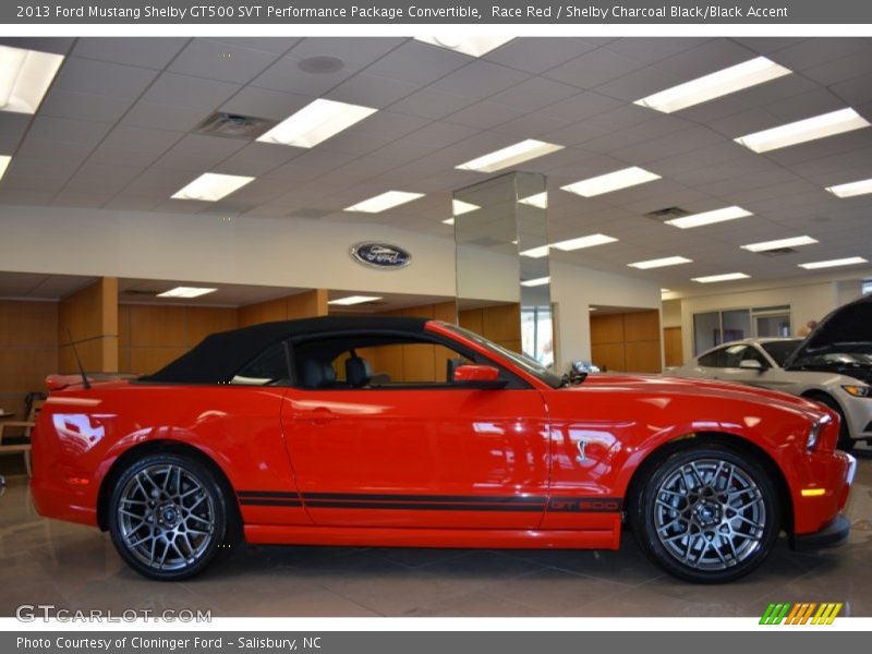 Race Red / Shelby Charcoal Black/Black Accent 2013 Ford Mustang Shelby GT500 SVT Performance Package Convertible