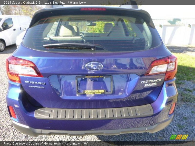 Lapis Blue Pearl / Warm Ivory 2015 Subaru Outback 2.5i