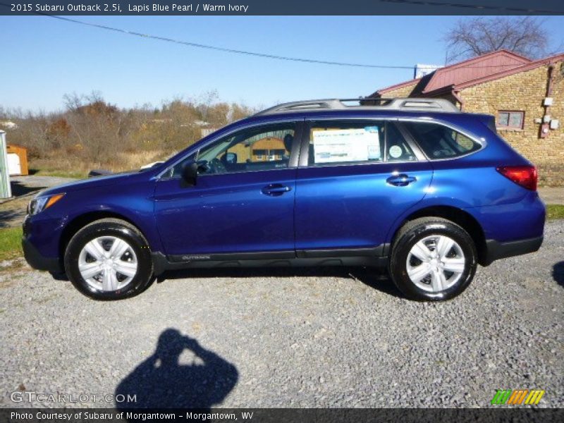 Lapis Blue Pearl / Warm Ivory 2015 Subaru Outback 2.5i