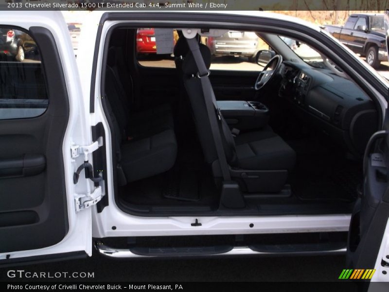 Summit White / Ebony 2013 Chevrolet Silverado 1500 LT Extended Cab 4x4