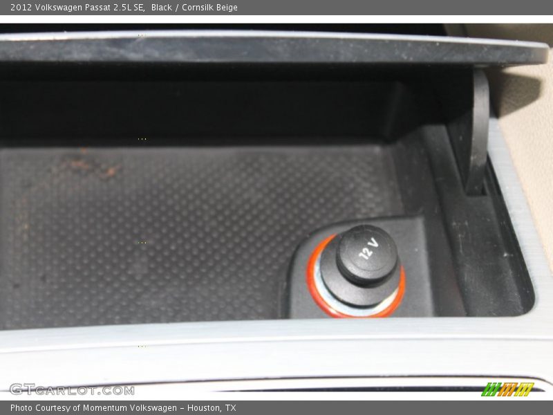 Black / Cornsilk Beige 2012 Volkswagen Passat 2.5L SE
