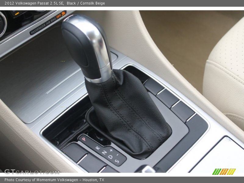 Black / Cornsilk Beige 2012 Volkswagen Passat 2.5L SE