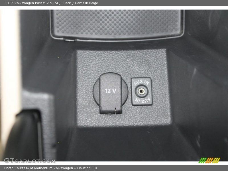 Black / Cornsilk Beige 2012 Volkswagen Passat 2.5L SE