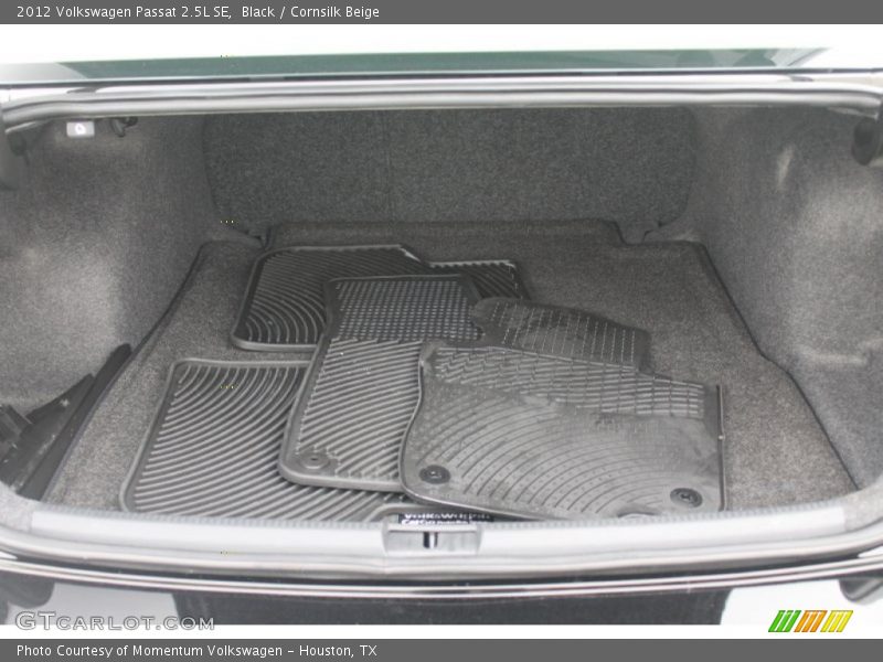 Black / Cornsilk Beige 2012 Volkswagen Passat 2.5L SE