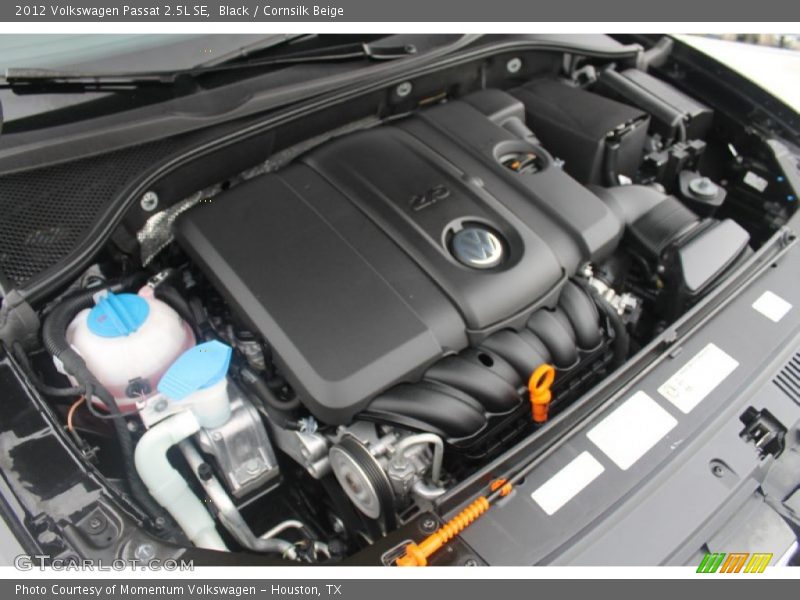 Black / Cornsilk Beige 2012 Volkswagen Passat 2.5L SE