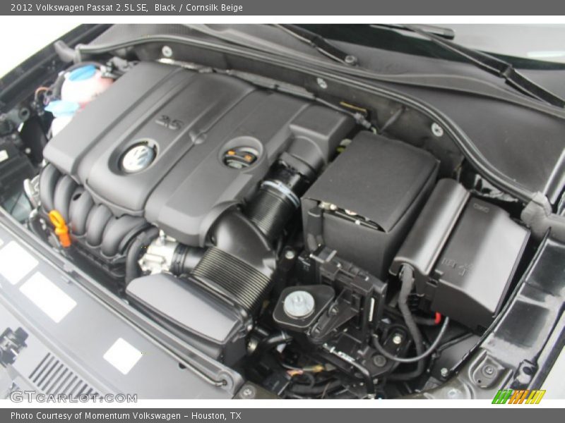 Black / Cornsilk Beige 2012 Volkswagen Passat 2.5L SE