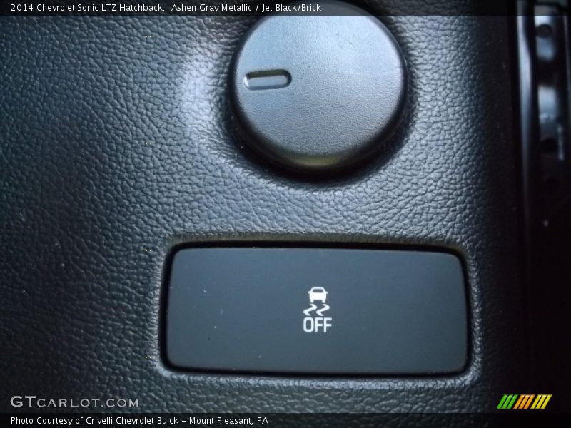 Ashen Gray Metallic / Jet Black/Brick 2014 Chevrolet Sonic LTZ Hatchback