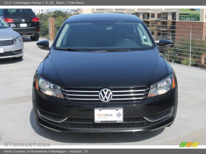 Black / Titan Black 2012 Volkswagen Passat 2.5L SE