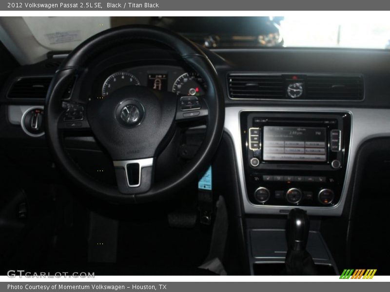 Black / Titan Black 2012 Volkswagen Passat 2.5L SE