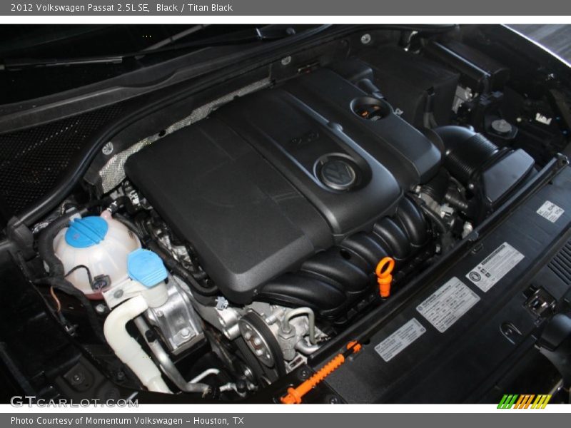 Black / Titan Black 2012 Volkswagen Passat 2.5L SE